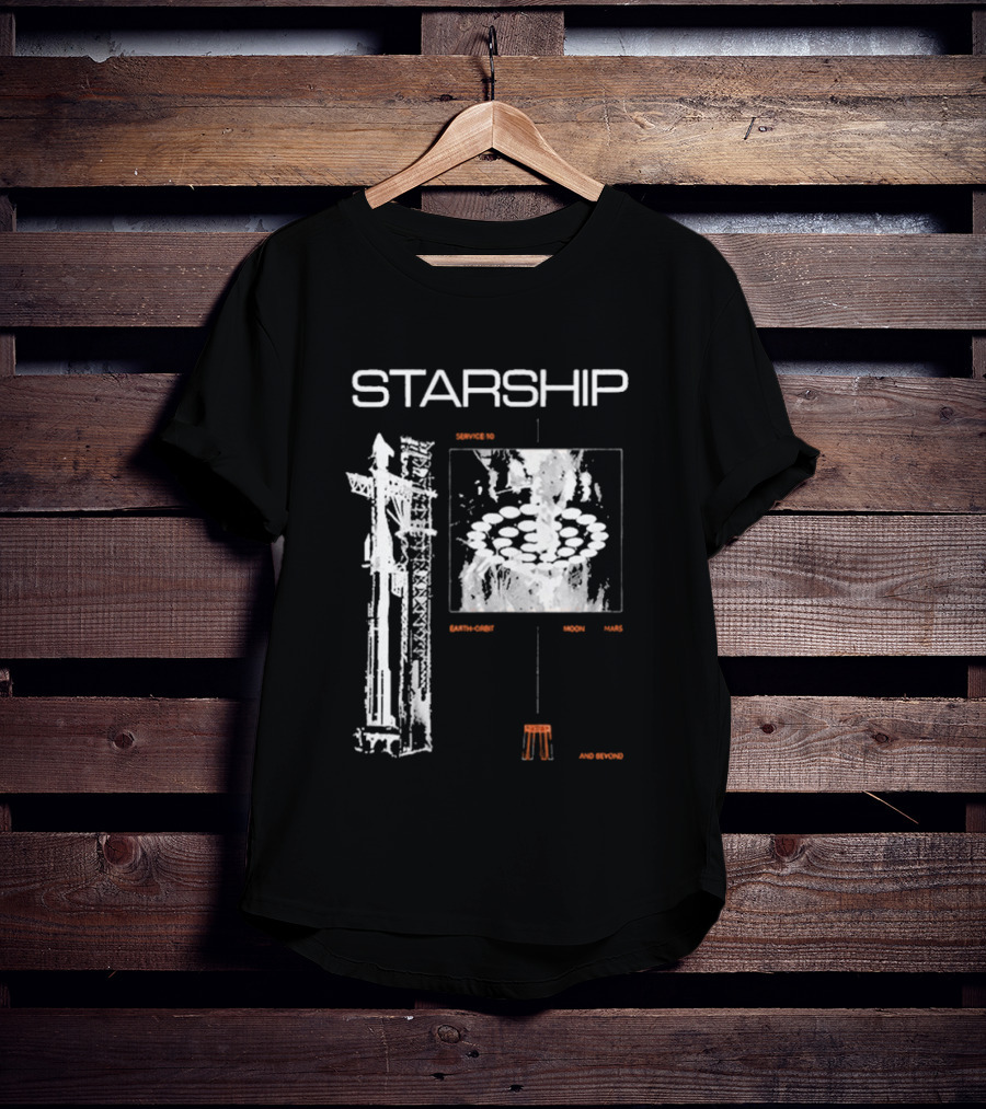 Nicki Minaj Starship Launch Countdown Starbase Flight 12 T-Shirt