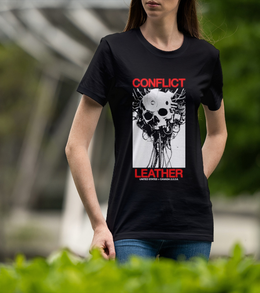 Conflict Leather Exclusive Leatherhead Carnivore Black 2.0.2.6. T-Shirt