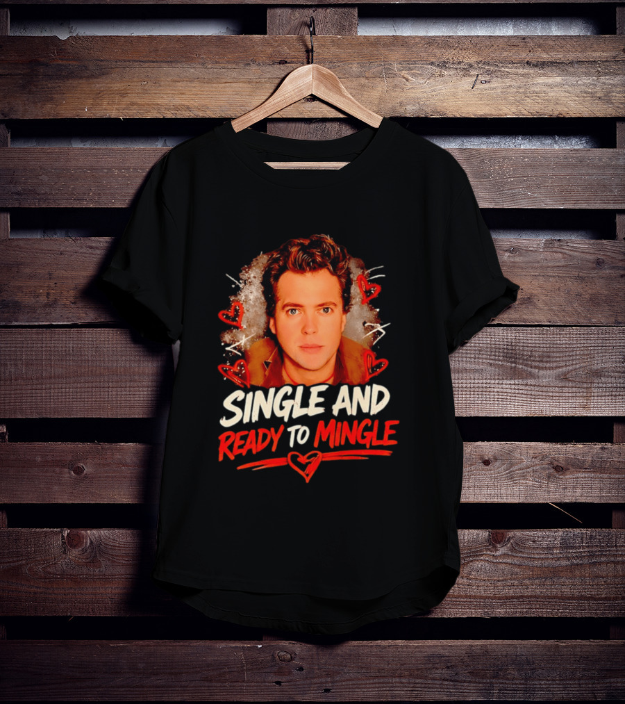 Donovan Patton Single And Ready To Mingle Romantic Heart T-Shirt