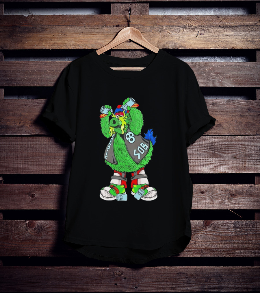 Stone Cold Phanatic Philadelphia Phillies SOB Fanatic Beer Drinking 3:16 T-Shirt