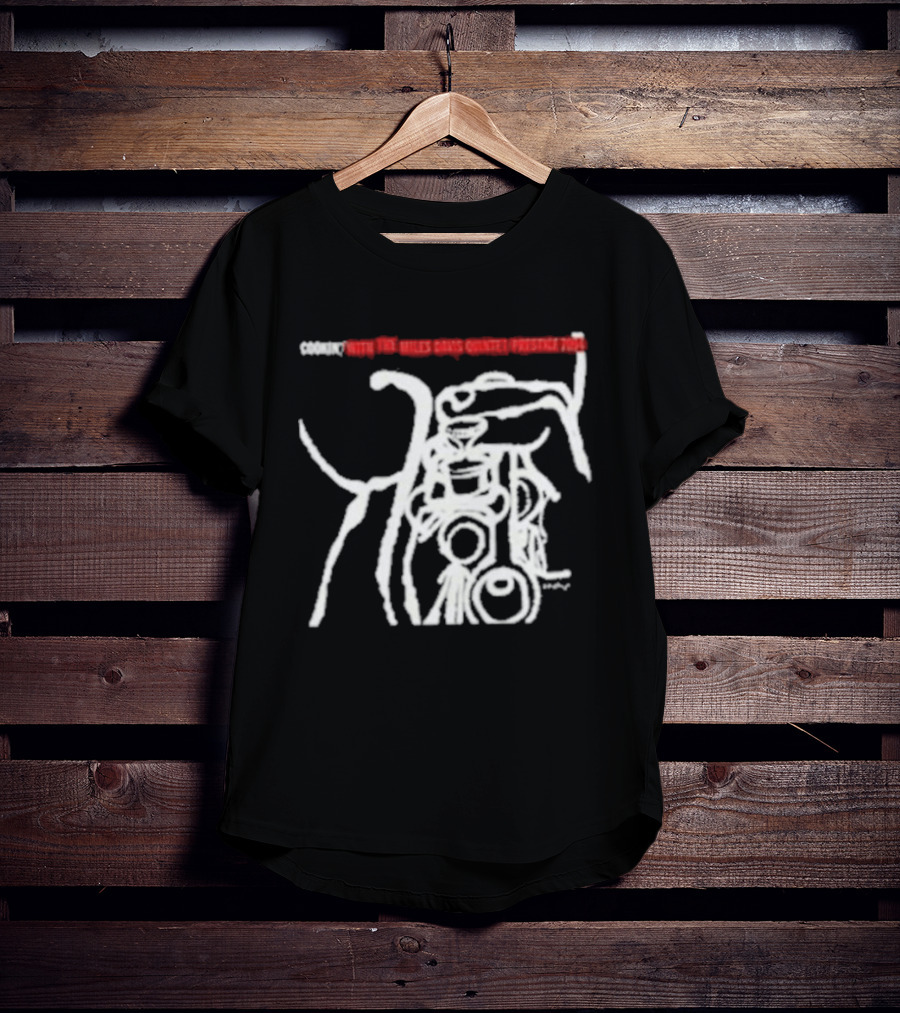 Miles Davis Quintet Cookin' Abstract Line T-Shirt