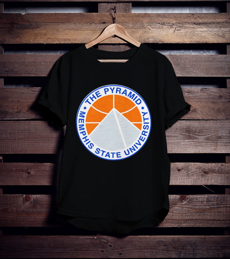 The Pyramid Memphis State University Basketball T-Shirt
