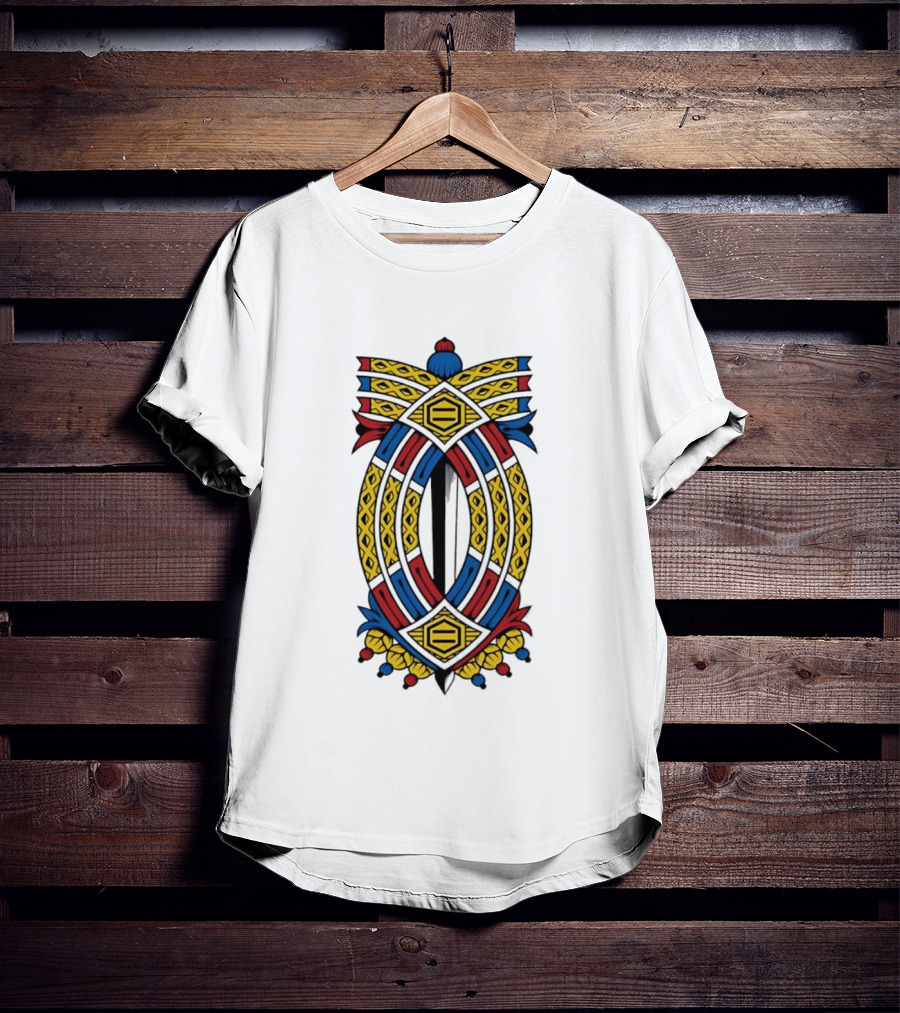 Dolly Noire Sette Di Spade Triestine Card T-Shirt