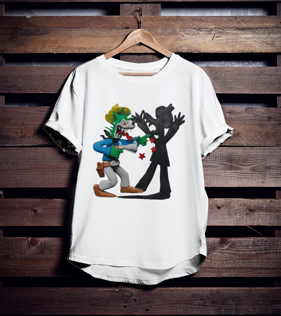 Wild Grrl MTV Celebrity Deathmatch Cartoon Style Claymation Scene T-Shirt