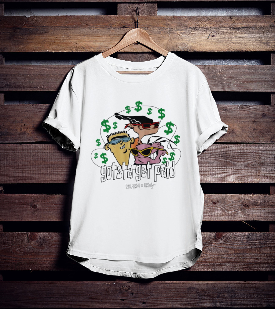 Ed Edd N Eddy Gotsta Get Paid Cartoon Cash T-Shirt