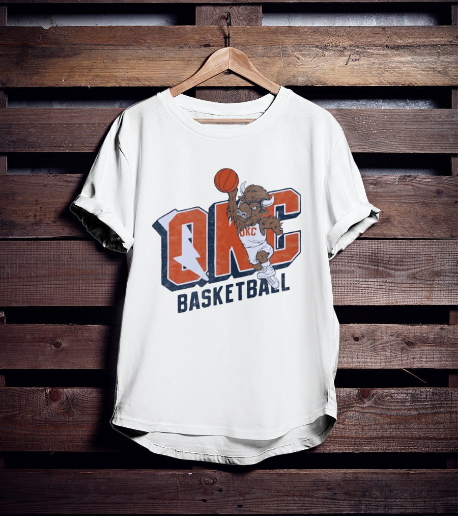 OKC Basketball Rumble Oklahoma City Thunder NBA T-Shirt