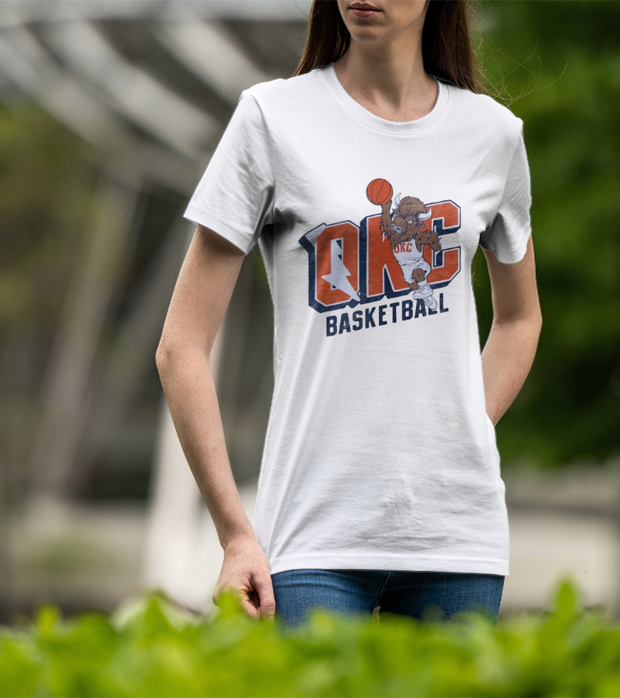 OKC Basketball Rumble Oklahoma City Thunder NBA T-Shirt