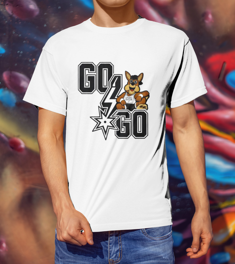 San Antonio Spurs NBA Go Go Spurs Nation Coyote T-Shirt