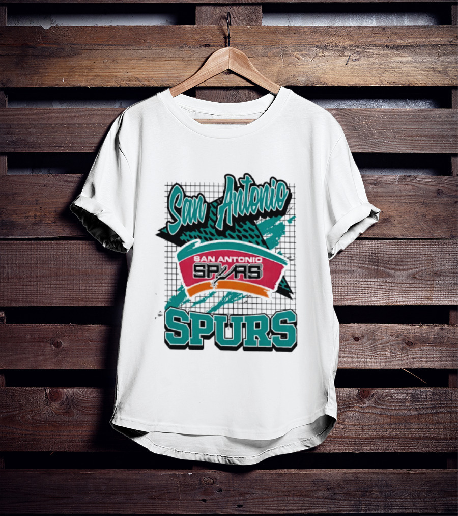 San Antonio Spurs NBA Retro Style San Antonio Spurs Memphis Spurs T-Shirt