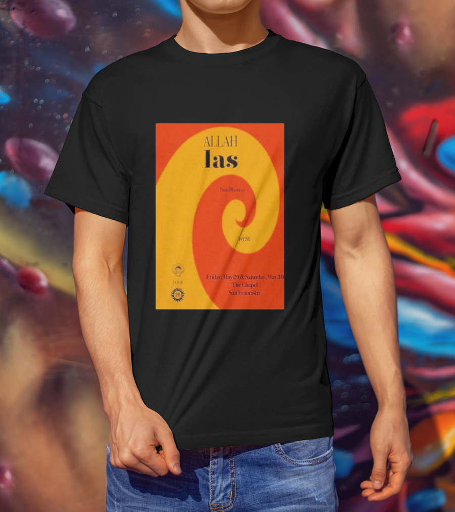 Allah Las Sam Blasucci The Chapel San Francisco May 29 30 2026 Tour West T-Shirt