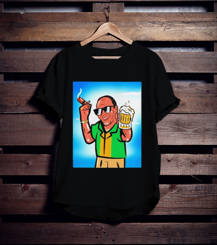Boss Beer And Cigars Summer Vibes Retro Style Celebration T-Shirt