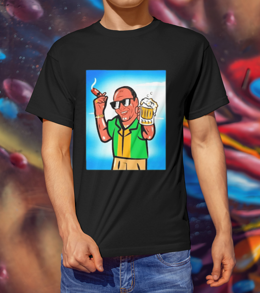 Boss Beer And Cigars Summer Vibes Retro Style Celebration T-Shirt