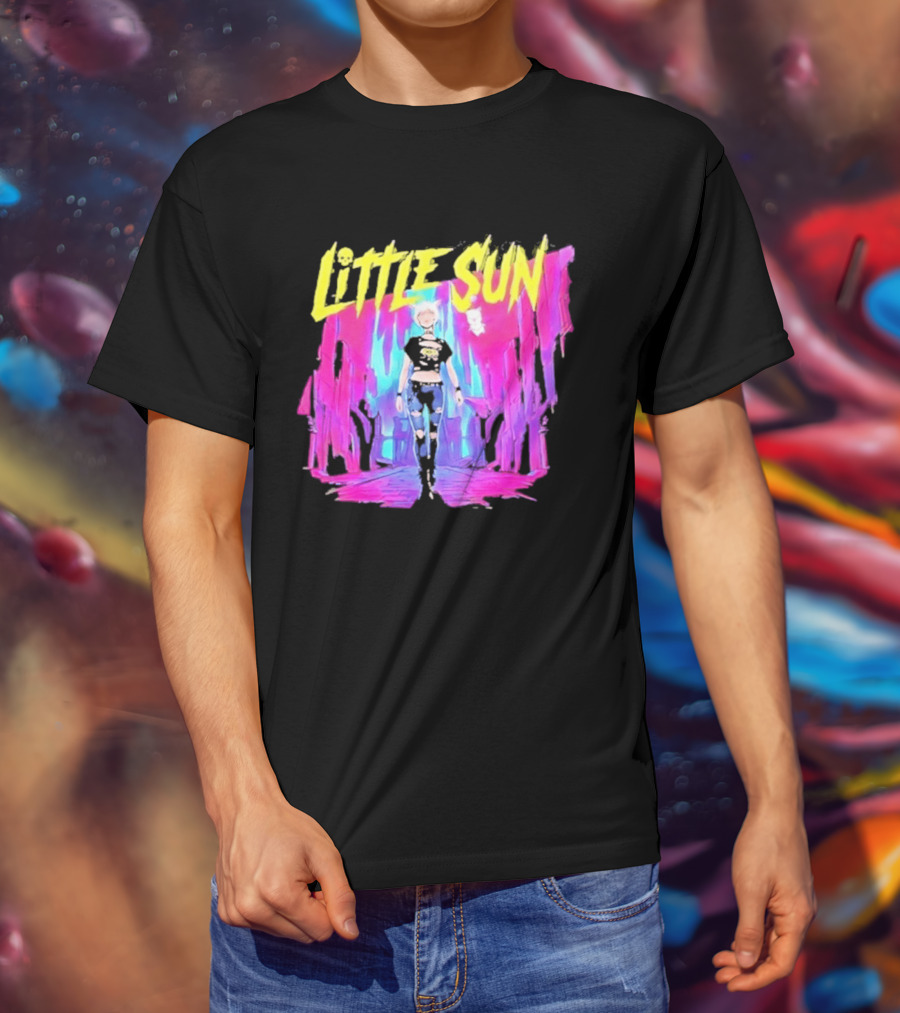 Cyberpunk 2077 Little Sun Neon Street T-Shirt