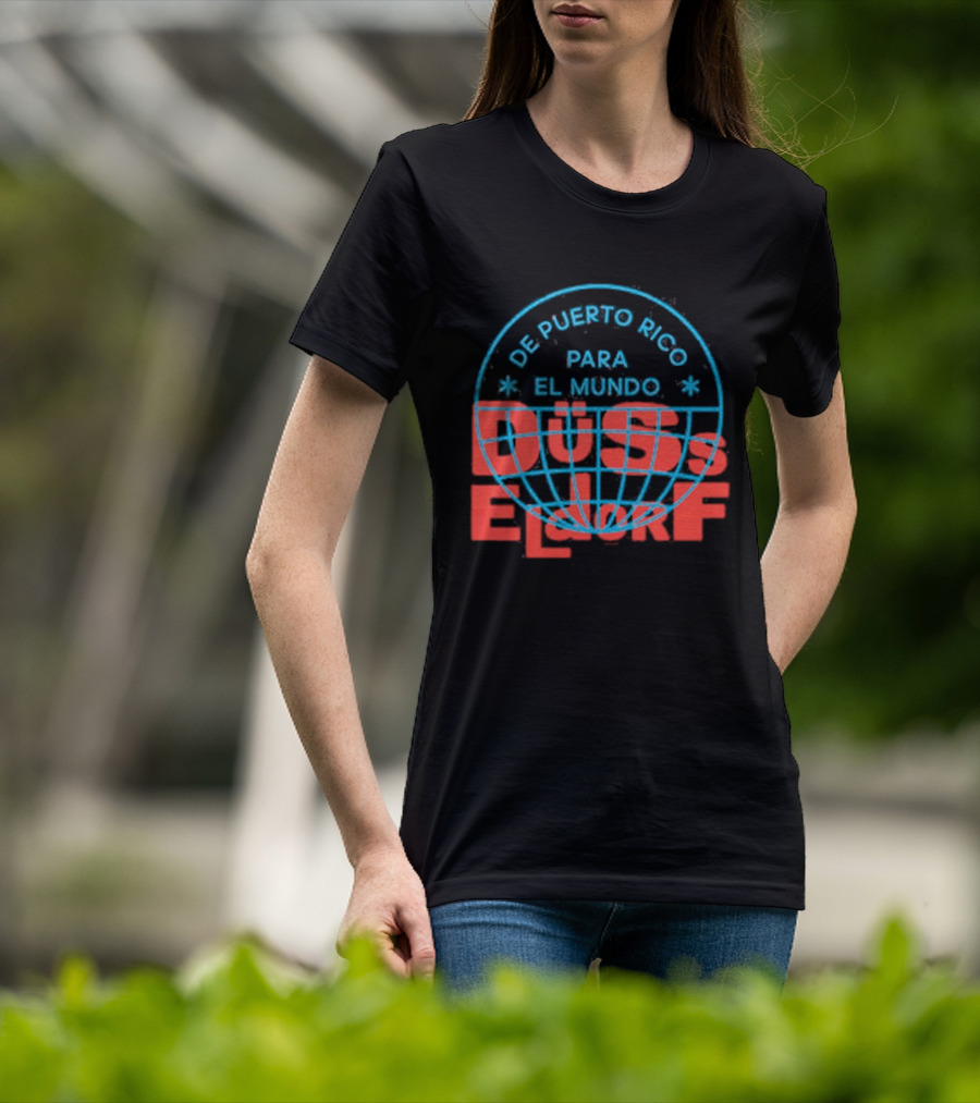 De Puerto Rico Para El Mundo Bad Bunny Dusseldorf T-Shirt