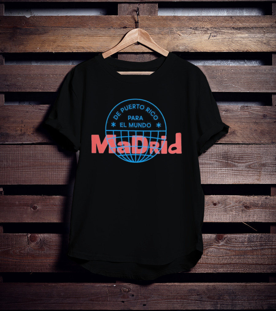 De Puerto Rico Para El Mundo Madrid T-Shirt