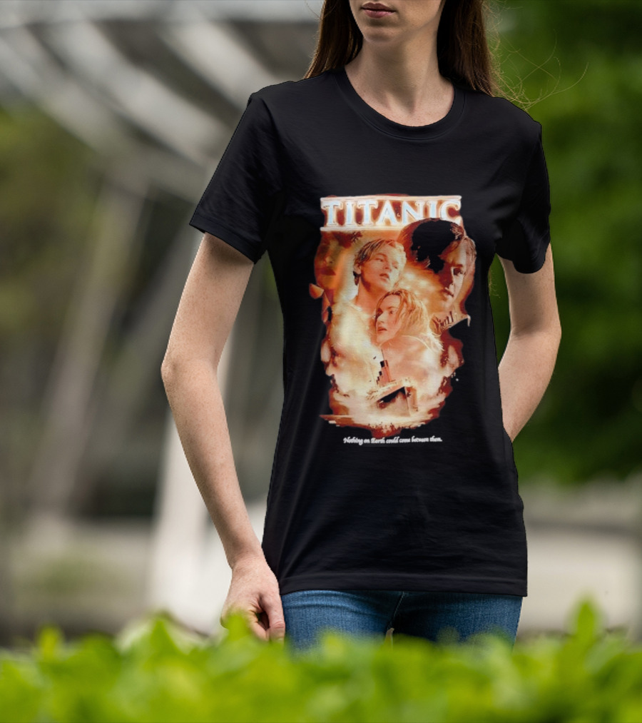 Titanic Jack Dawson Rose Dewitt Bukater Iconic Movie Romance T-Shirt