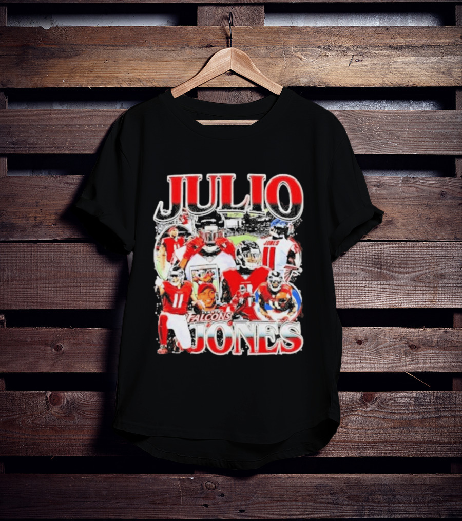 Julio Jones Iconic Atlanta Falcons Football Moments T-Shirt
