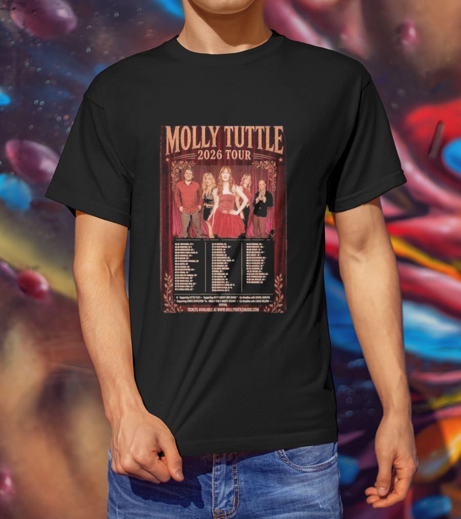 Molly Tuttle 2026 Tour Dates And Locations T-Shirt