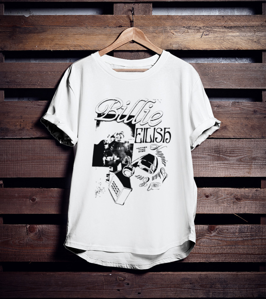 Billie Eilish Happier Than Ever Album T-Shirt