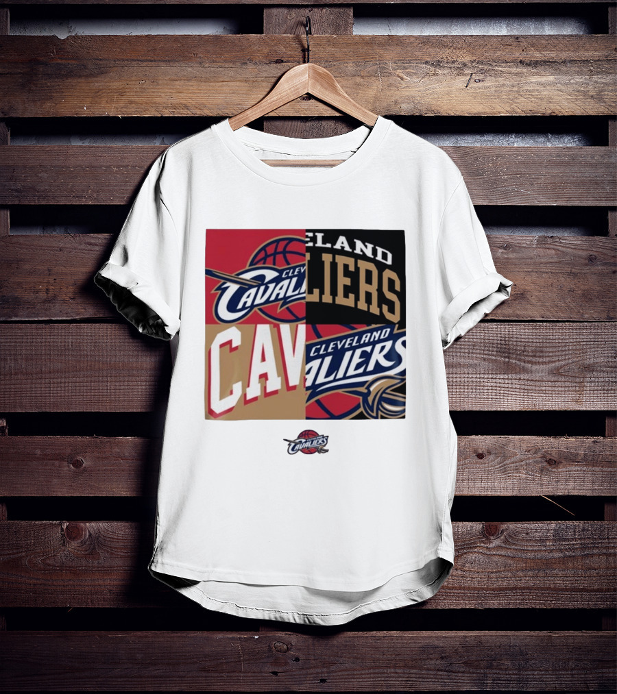 Cleveland Cavaliers Block New Era Iconic Logo Collage T-Shirt