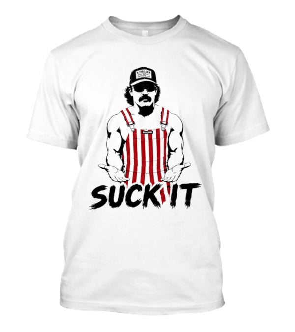 Dr Disrespect Nebraska Machinery Co Suck It Caterpillar Gamebirds T-Shirt