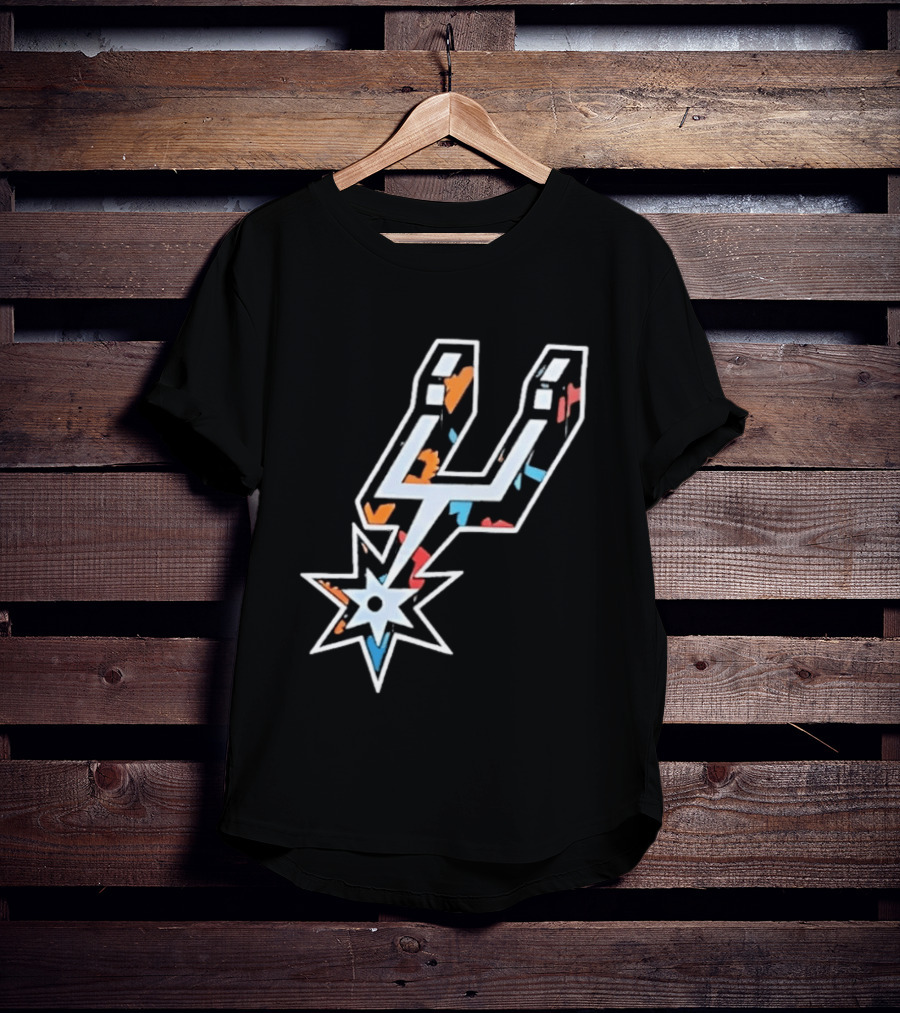 San Antonio Spurs Fiesta Colors NBA T-Shirt