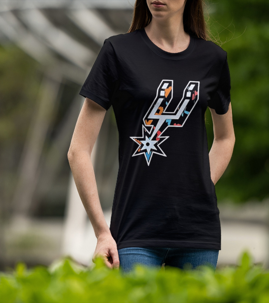 San Antonio Spurs Fiesta Colors NBA T-Shirt