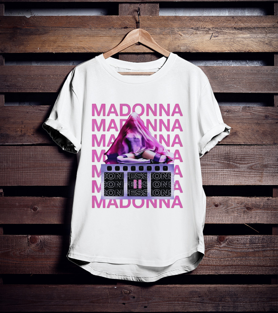 Madonna Confessions II Pink Veil Performance T-Shirt