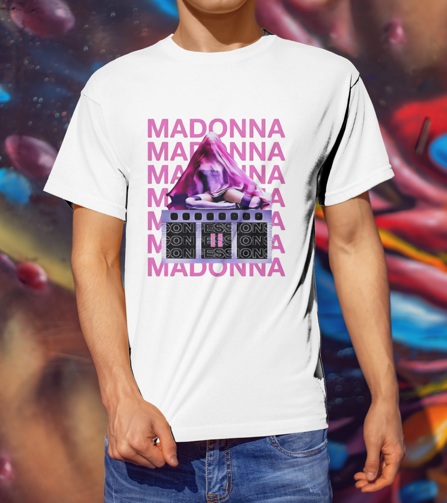 Madonna Confessions II Pink Veil Performance T-Shirt