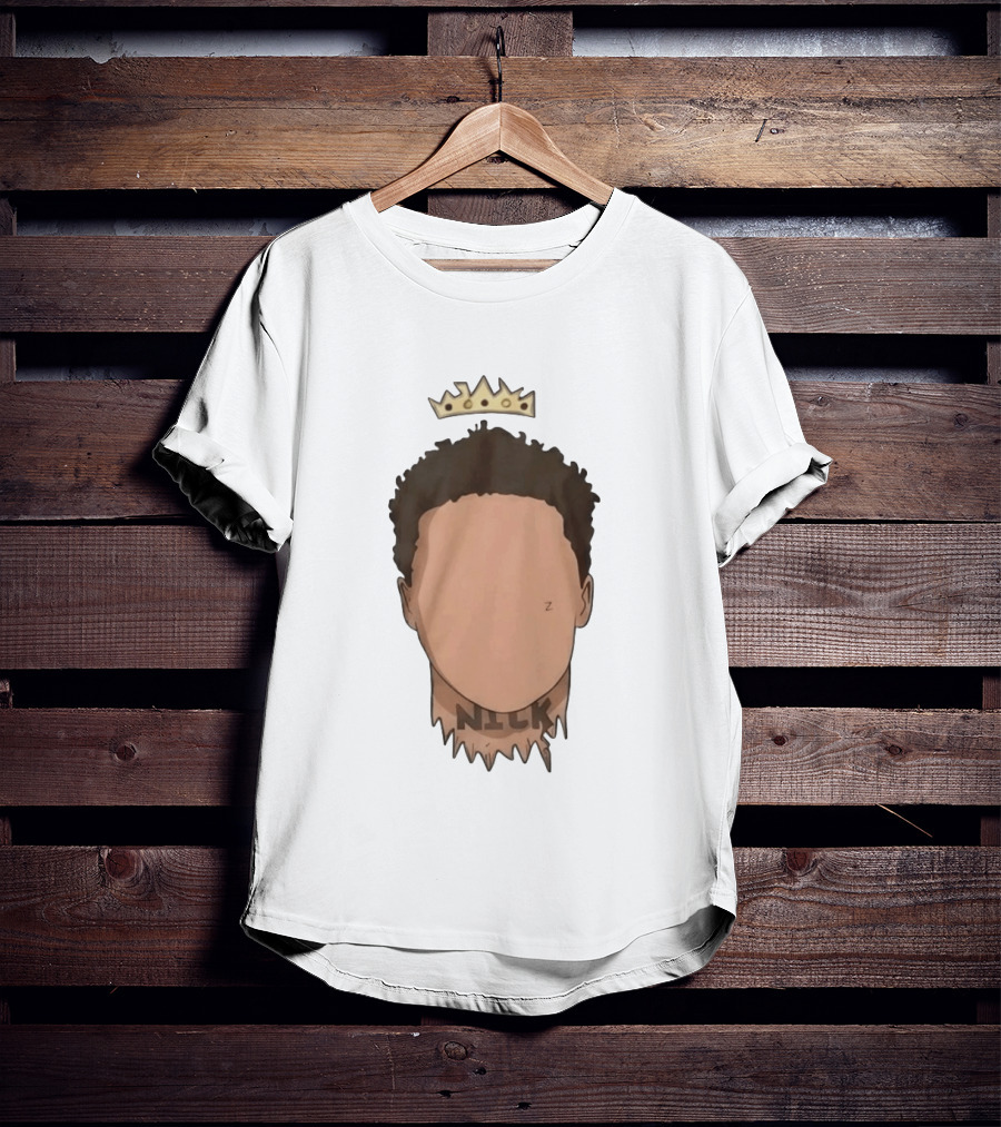 Nick No Haircut Crown Mario Cristobal Face T-Shirt