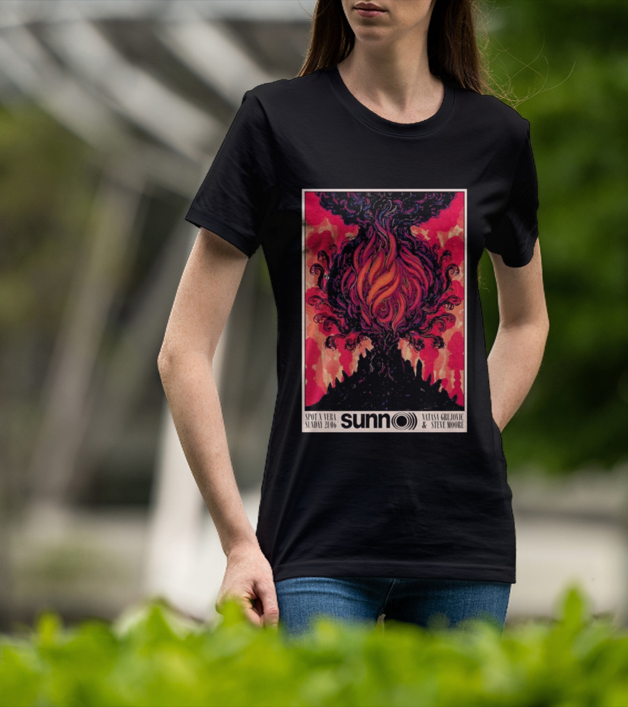 Sunn O Spot X Vera June 21 2026 Groningen NL Natasa Grujovic Steve Moore T-Shirt