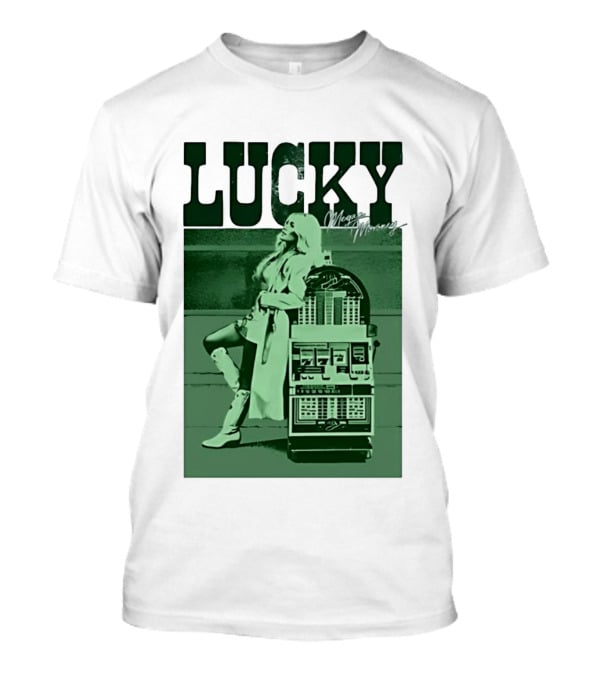 Megan Moroney LUCKY Retro Slot Machine T-Shirt