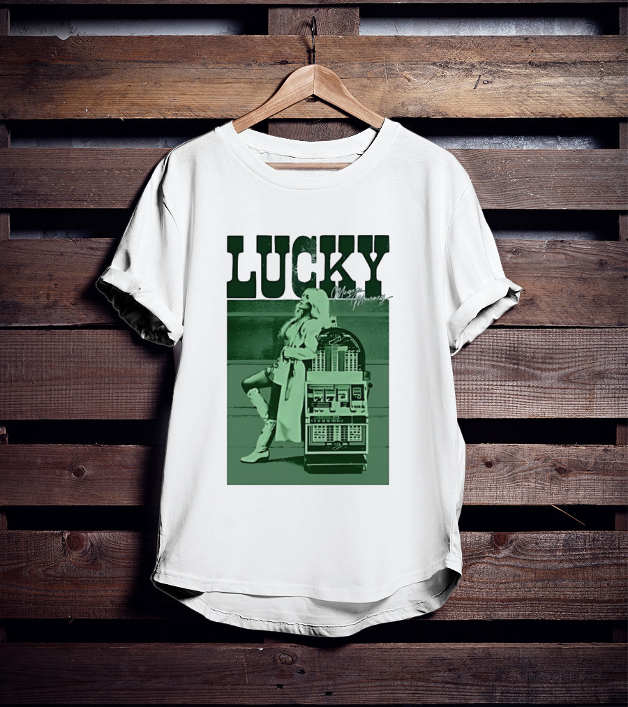 Megan Moroney LUCKY Retro Slot Machine T-Shirt