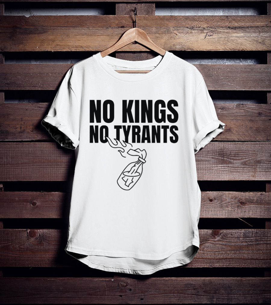 Molotov Anarchy Revolution Rebellion Democracy Sovereignty Liberty No Kings No Tyrants T-Shirt