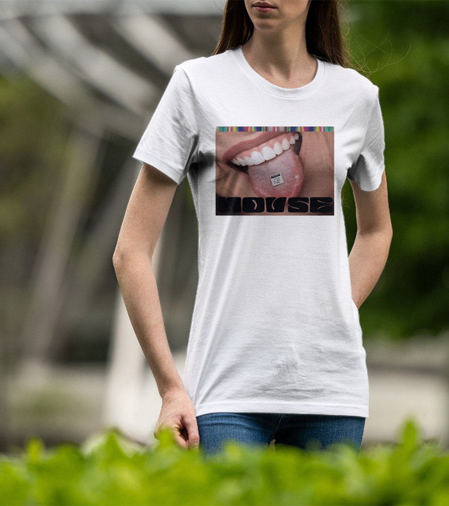 Mushroom Houses World Class Psychedelics House Rave LSD Acid House T-Shirt