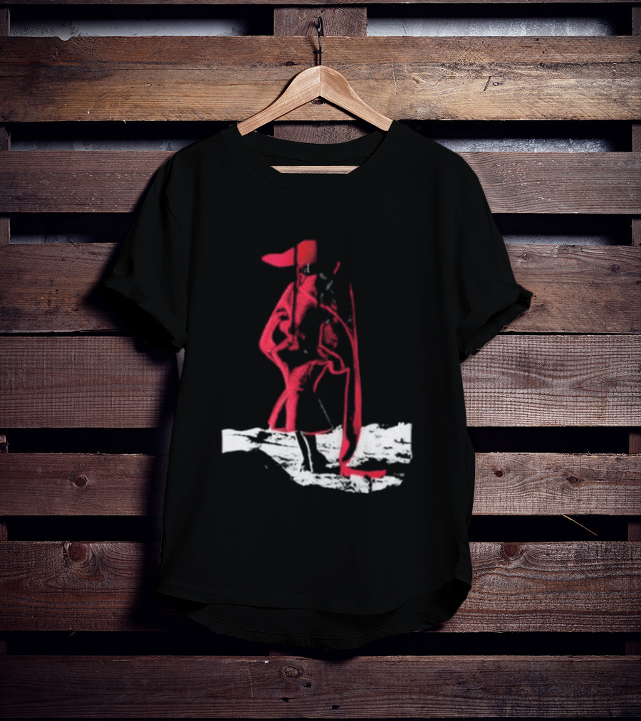 Adelaxo Adela Abstract Red Figure T-Shirt