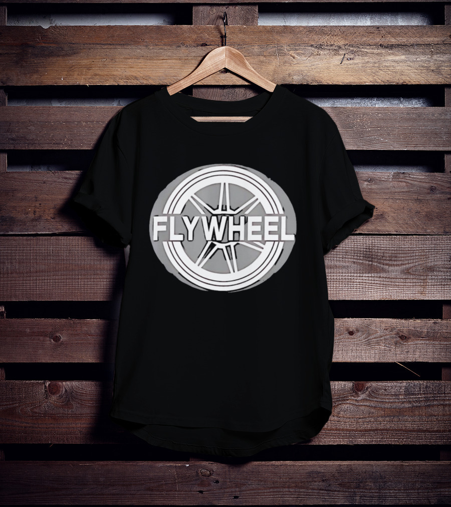 FLYWHEEL Circular Wheel Spoke T-Shirt