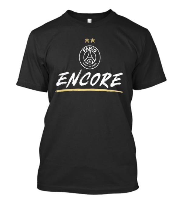 Paris Saint Germain Encore Eiffel Tower Fleur De Lis France PSG T-Shirt