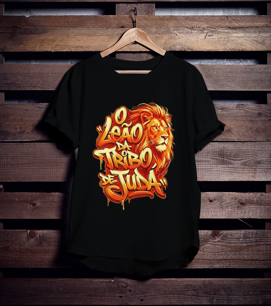 O Leão Da Tribo De Judá Lion T-Shirt
