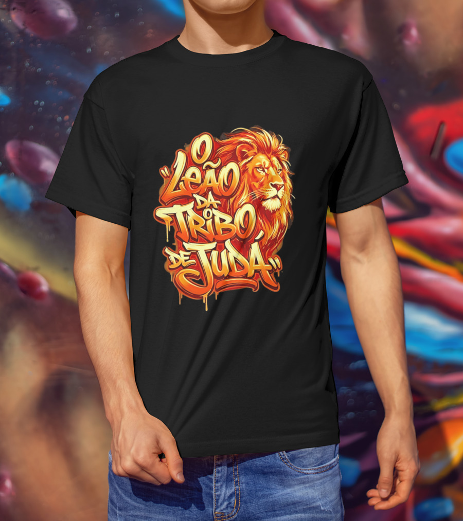 O Leão Da Tribo De Judá Lion T-Shirt