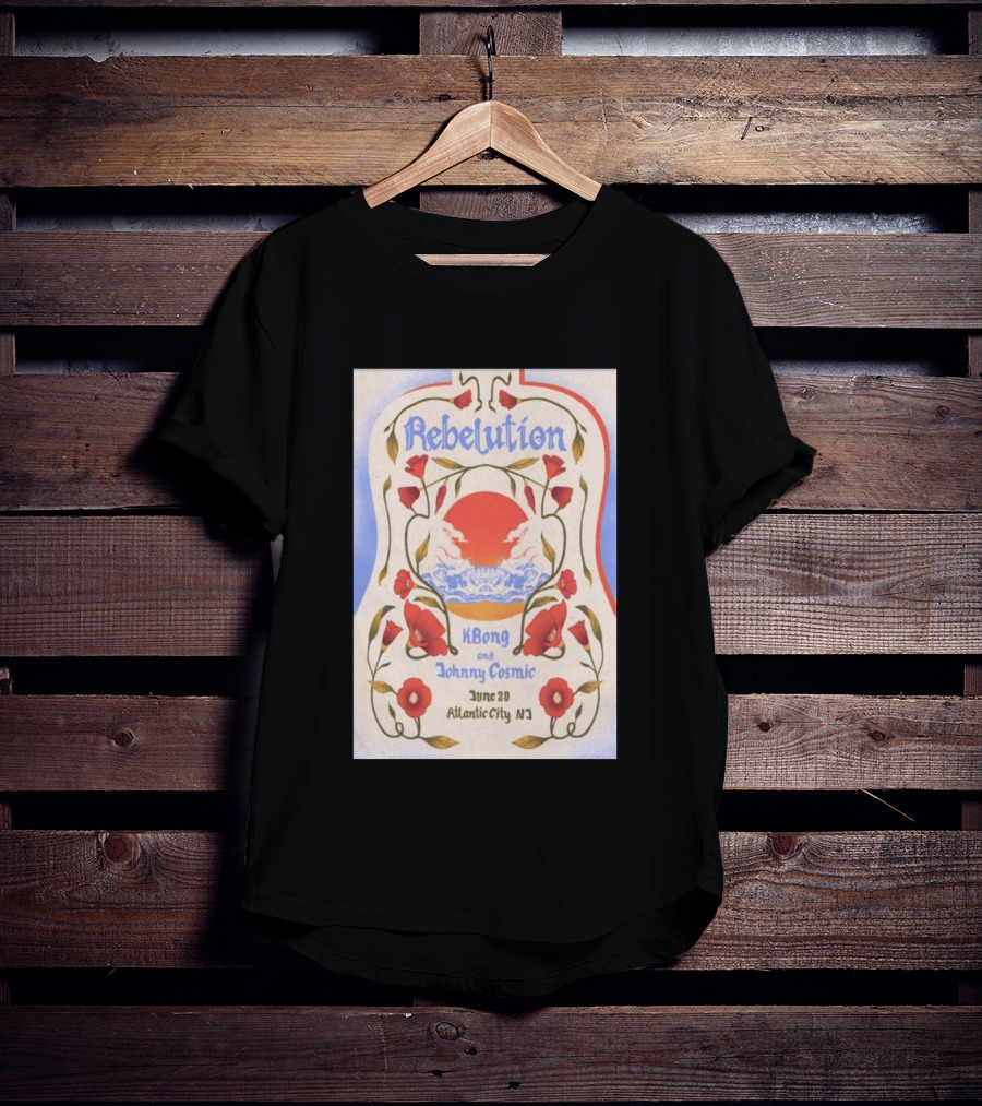 Rebelution KBong Johnny Cosmic June 20 Atlantic City NJ T-Shirt