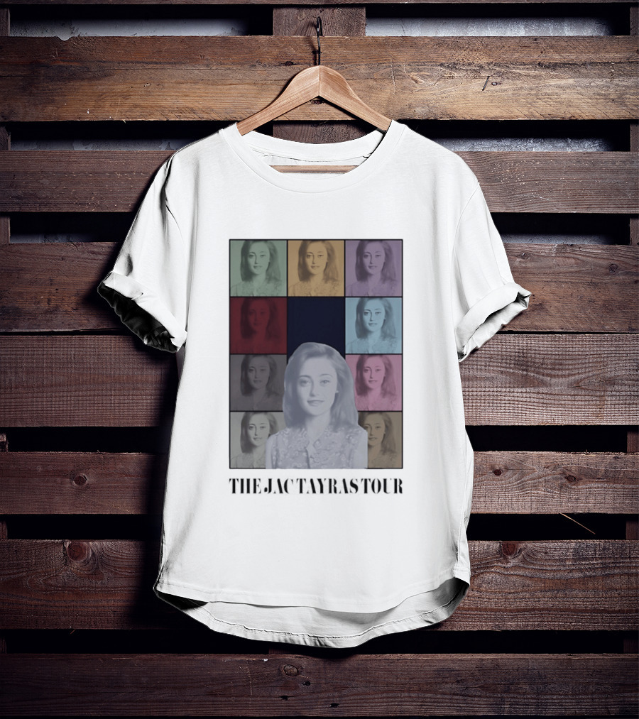 The Jactayras Tour Pop Art Style Multicolor Portrait Collage T-Shirt