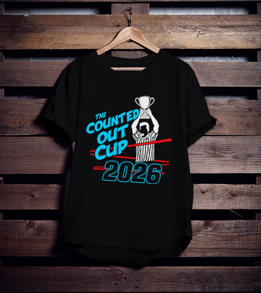The Counted Out Cup 2026 Trophy Celebration T-Shirt
