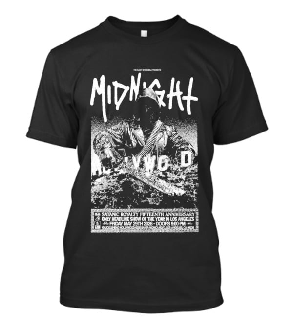 Midnight Los Angeles May 29 2026 Tour T-Shirt