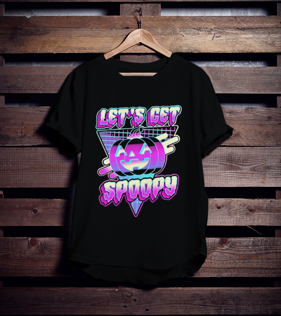 Let's Get Spoopy Halloween Pumpkin T-Shirt