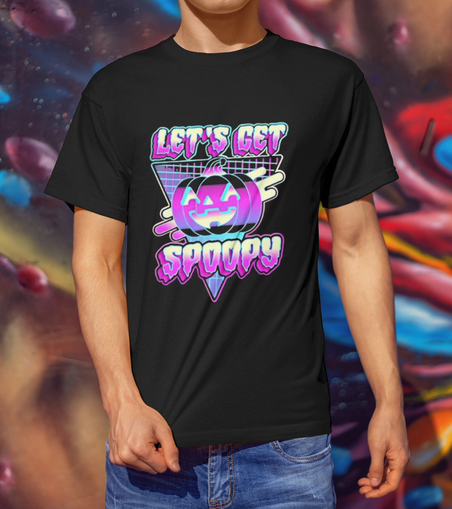 Let's Get Spoopy Halloween Pumpkin T-Shirt