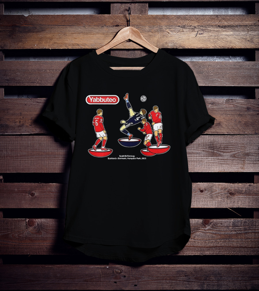 Yabbuteo Scotland FC McTominay Bicycle Kick T-Shirt