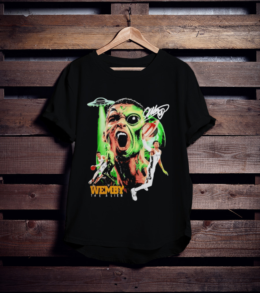 Wemby You Alien Victor Wembanyama San Antonio Spurs 2026 T-Shirt