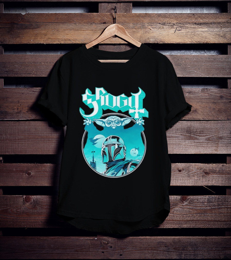 Grogu Mandalorian Ghost Band Star Wars T-Shirt