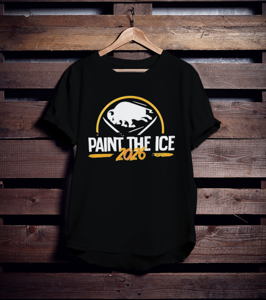 Buffalo Sabres Paint The Ice 2026 T-Shirt